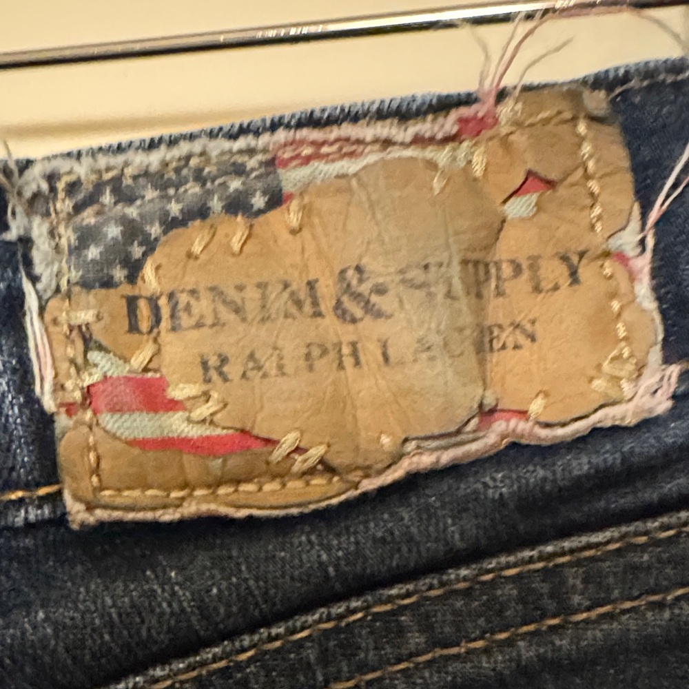 Dark Blue Ralph Lauren Denim and Supply dark wash 31/30 Women's Jeans - Picture 3 of 7